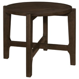 Cota 2-piece Solid Wood Coffee and End Table Set Dark Brown | King | Brown | Dark Brown | 708288-S2