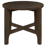 Cota 3-piece Solid Wood Coffee and End Table Set Dark Brown | Brown | Dark Brown | 708288-S3