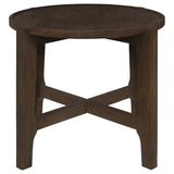Cota 3-piece Solid Wood Coffee and End Table Set Dark Brown | Brown | Dark Brown | 708288-S3