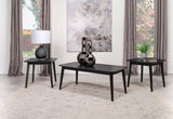 Radley 3-piece Rectangular Coffee Table Set Black | Black | 708490