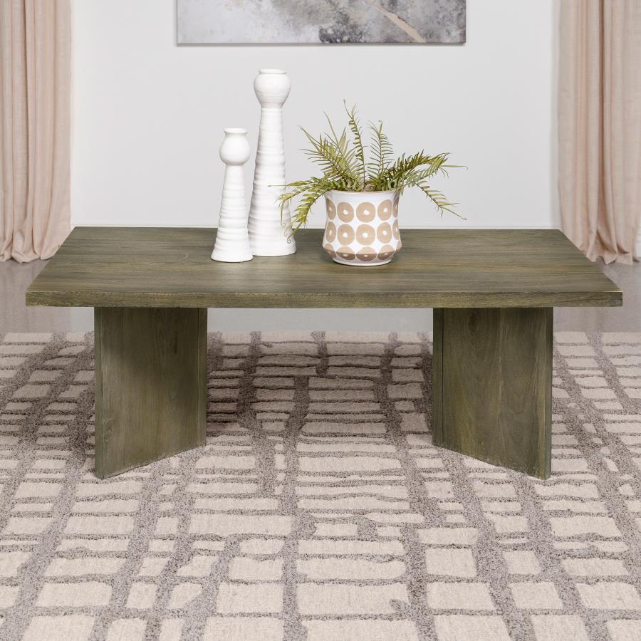 Andando Rectangular Solid Wood Coffee Table Mango Brown | Brown | Mango Brown | 708498