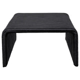 Cahya 2-piece Rattan Coffee and End Table Set Black | Black | 708518-S2
