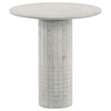 Astoria 2-piece Marble Coffee and End Table Set White | White | 709668-S2