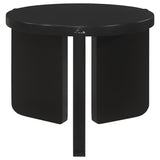 Cordova 2-piece Solid Wood Coffee and End Table Set Black | Black | 709678-S2