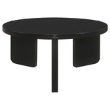 Cordova 3-piece Solid Wood Coffee and End Table Set Black | Black | 709678-S3