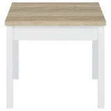 Stacie 3-piece Coffee Table Set Distressed Pine and White | Brown | Distressed Pine | 709950