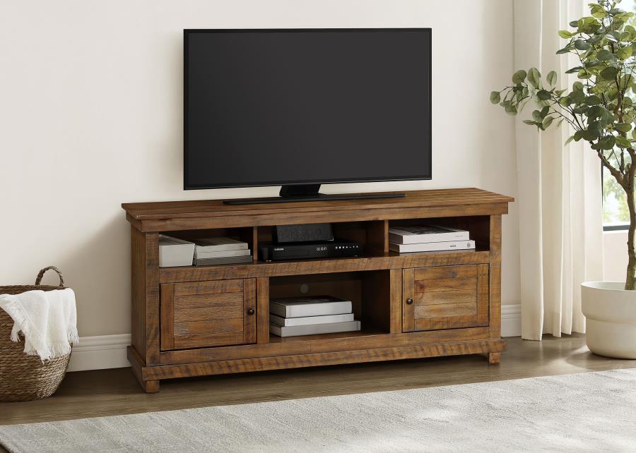 Payne 60-inch TV Stand Media Console Distressed Brown | Brown | Distressed Brown | 710042