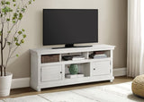 Payne 60-inch TV Stand Media Console Distressed White | White | Distressed White | 710052