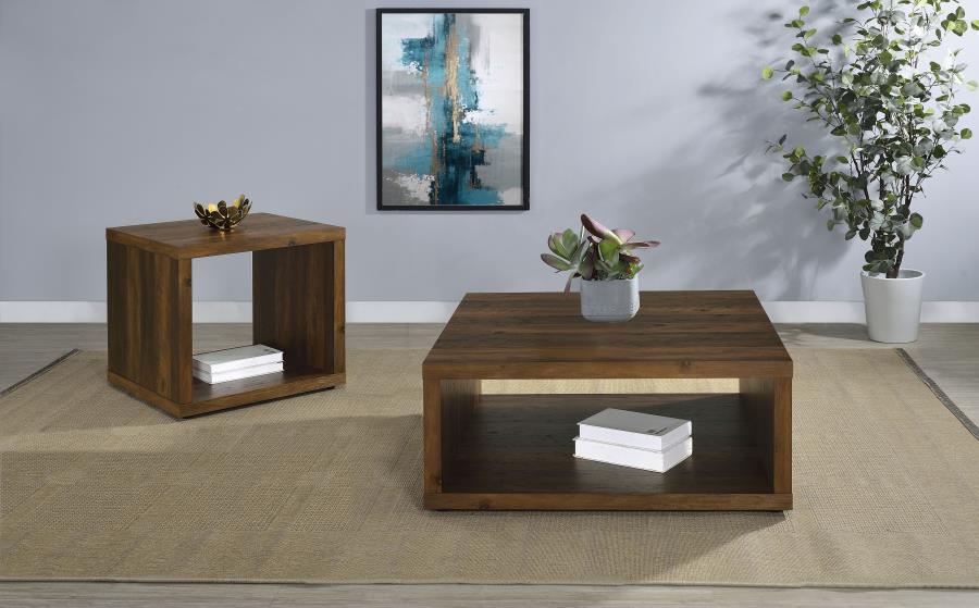 Frisco 2-piece Coffee and End Table Set Dark Pine | Brown | Dark Pine | 710508-S2