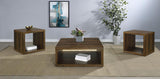 Frisco 2-piece Coffee and End Table Set Dark Pine