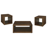 Frisco 3-piece Coffee and End Table Set Dark Pine | Brown | Dark Pine | 710508-S3