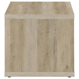Frisco Square Engineered Wood Side End Table Distressed Pine | Brown | Distressed Pine | 710517