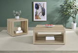 Frisco 2-piece Coffee and End Table Set Distressed Pine | Brown | Distressed Pine | 710518-S2