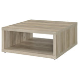 Frisco 2-piece Coffee and End Table Set Distressed Pine | Brown | Distressed Pine | 710518-S2