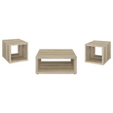 Frisco 3-piece Coffee and End Table Set Distressed Pine | Brown | Distressed Pine | 710518-S3