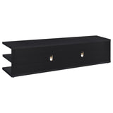 Cartmill 78-inch 2-tier TV Stand Media Console Black | Black | 710533