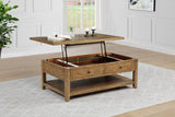 Payne 48-inch Mobile Lift Top Coffee Table Distressed Brown | Brown | Distressed Brown | 710545