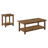 Payne 2-piece Coffee and End Table Set Distressed Brown | Brown | Distressed Brown | 710548-S2A
