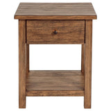 Payne 2-piece Coffee and 1-drawer End Table Set Brown | Brown | Distressed Brown | 710548-S2