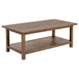 Payne 3-piece Coffee and 1-drawer End Table Set Brown | Brown | Distressed Brown | 710548-S3