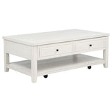 Payne 48-inch Mobile Lift Top Coffee Table Distressed White | White | Distressed White | 710555