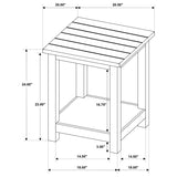 Payne 3-piece Coffee and End Table Set Distressed White | White | Distressed White | 710558-S3A