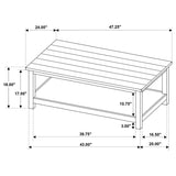 Payne 3-piece Coffee and End Table Set Distressed White | White | Distressed White | 710558-S3A