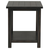 Payne Wood End Table with Shelf Distressed Java | Brown | Distressed Java | 710566