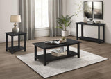 Payne Wood End Table with Shelf Distressed Java | Brown | Distressed Java | 710566