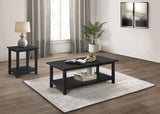 Payne 2-piece Coffee and End Table Set Distressed Java | Black | Distressed Java | 710568-S2A