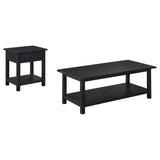 Payne 2-piece Coffee and 1-drawer End Table Set Java | Brown | Distressed Java | 710568-S2