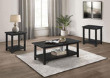 Payne 3-piece Coffee and End Table Set Distressed Java | Black | Distressed Java | 710568-S3A