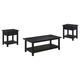 Payne 3-piece Coffee and 1-drawer End Table Set Java | Brown | Distressed Java | 710568-S3