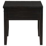 Concord 1-drawer Square End Table Distressed Java | King | Brown | Distressed Java | 710577