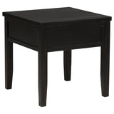 Concord 1-drawer Square End Table Distressed Java | King | Brown | Distressed Java | 710577