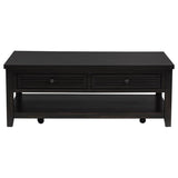 Concord 2-piece Coffee and End Table Set Distressed Java | Black | Distressed Java | 710578-S2
