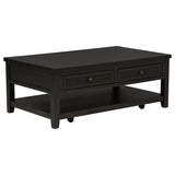 Concord 2-drawer Rectangular Coffee Table Distressed Java | King | Brown | Distressed Java | 710578