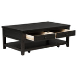 Concord 2-drawer Rectangular Coffee Table Distressed Java | King | Brown | Distressed Java | 710578