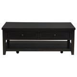 Concord 2-drawer Rectangular Coffee Table Distressed Java | King | Brown | Distressed Java | 710578