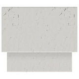 Ebby 2-piece Genuine Marble Top Nesting Coffee Tables White | White | Antique Black | 710740