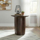 Cayenne Solid Mango Wood Accent Side End Table Walnut | King | Brown | Walnut | 710777