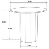Cayenne Solid Mango Wood Accent Side End Table Walnut | King | Brown | Walnut | 710777