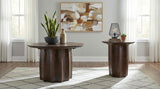 Cayenne Solid Mango Wood Accent Side End Table Walnut | King | Brown | Walnut | 710777