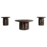 Cayenne 3-piece Solid Mango Wood Coffee Table Set Walnut | 3-piece | 710778-S3