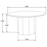 Cayenne Solid Mango Wood Cocktail Coffee Table Walnut | Brown | Walnut | 710778