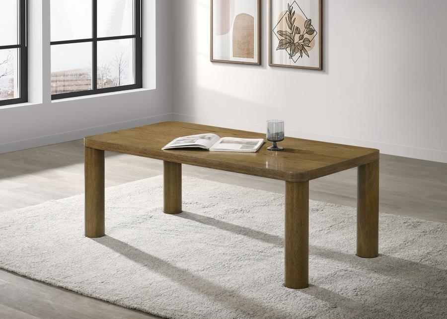 Castlewood Engineered Wood Cocktail Coffee Table Brown Oak | Brown | Brown Oak | 710858