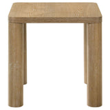 Castlewood Engineered Wood Accent Side End Table Light Oak | Beige | Light Oak | 710867
