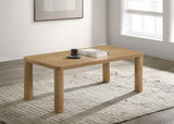 Castlewood Engineered Wood Cocktail Coffee Table Light Oak | Beige | Light Oak | 710868