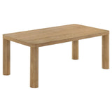 Castlewood Engineered Wood Cocktail Coffee Table Light Oak | Beige | Light Oak | 710868