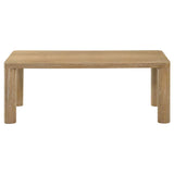 Castlewood Engineered Wood Cocktail Coffee Table Light Oak | Beige | Light Oak | 710868
